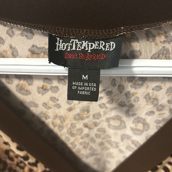 Size Medium Leopard Print Top - Picture 4 of 4